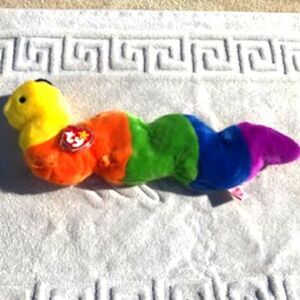 Inch the Inchworm . TY Beanie Buddies . Vintage